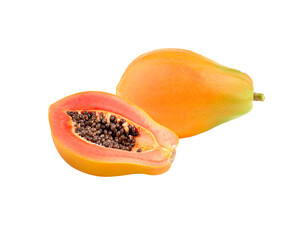 papaya isolated on transparent png