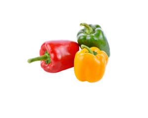 Bell pepper  isolated on transparent png