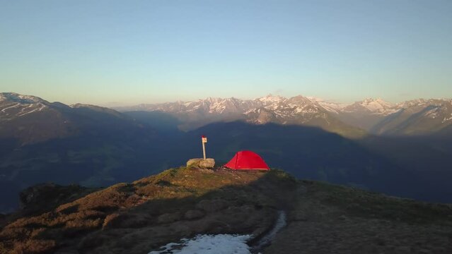 Wandern im Zillertal, Tirol, &Ouml;sterreich