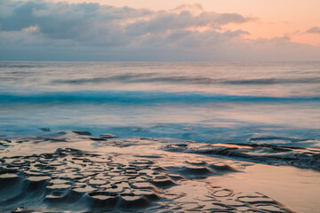 beach in the morning