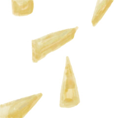 Cheese Water color illustration multiple foods  Parmigiano Reggiano  PNG