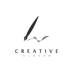 pen logo design symbol art idea