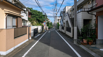 住宅街の路地