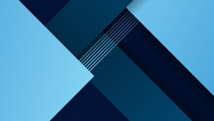 Abstract blue shapes background with line square and modern technology geometric pattern. Vector abstract graphic design banner pattern presentation background web template.