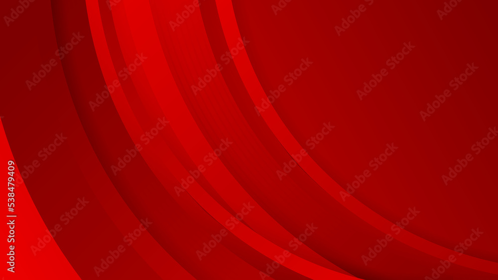 Poster Simple red abstract background