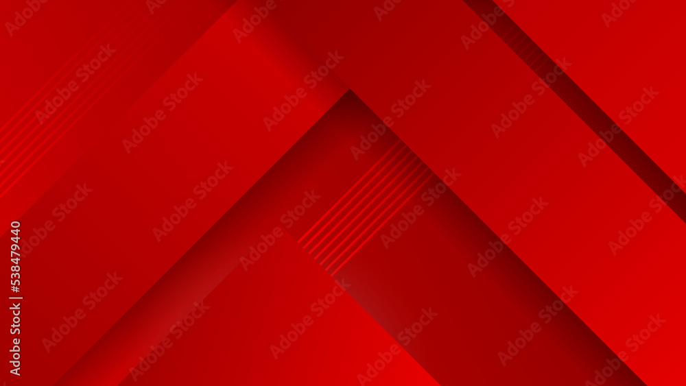 Aufkleber simple red abstract background