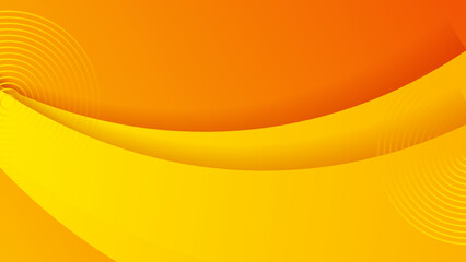 Abstract minimal orange and yellow background with geometric creative and minimal gradient concepts, for posters, banners, landing page concept image.
