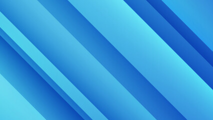 Obraz premium Abstract blue shapes background with line stripes and modern technology geometric pattern. Vector abstract graphic design banner pattern presentation background web template.