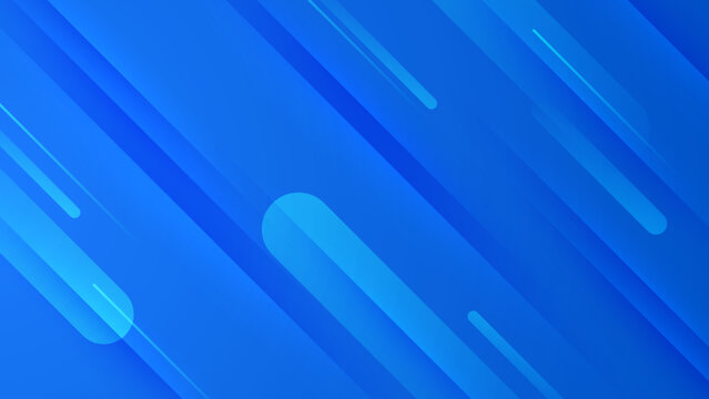 Abstract blue shapes background with line stripes and modern technology geometric pattern. Vector abstract graphic design banner pattern presentation background web template.