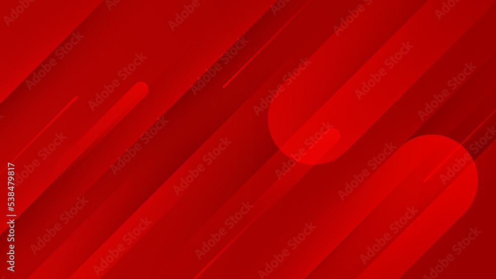 Aufkleber abstract red vector background with stripes