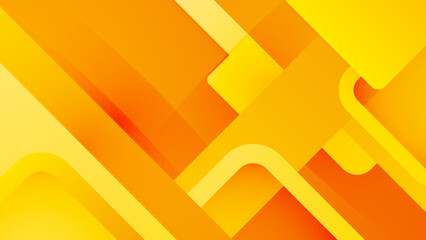 Abstract gradient orange yellow modern design background