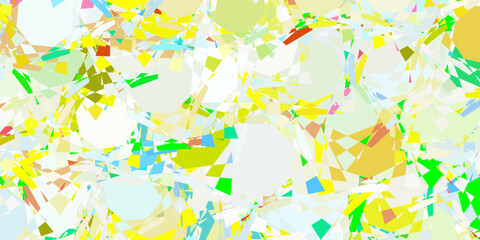 Light Multicolor vector background with polygonal forms.