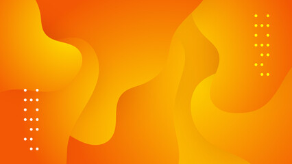 Abstract colorful orange and yellow gradient background