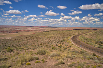 Petrified Forest National Park in Arizona USA