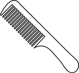 Comb set icon, logo isolated on white background