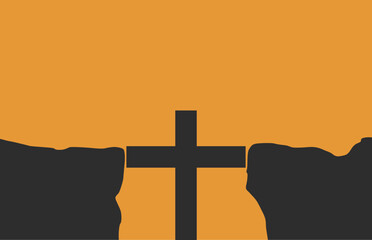 Cross as a bridge in a gap