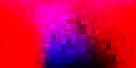 Dark blue, red vector layout with lines, rectangles.