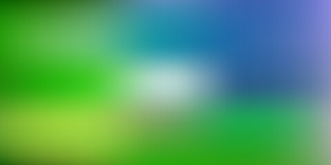 Light blue, green vector blur layout.