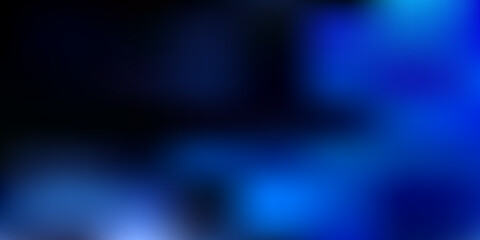 Dark blue vector gradient blur layout.