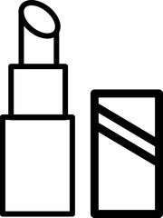  lipstick icon illustration on white background..eps, lipstick icon illustration on white background