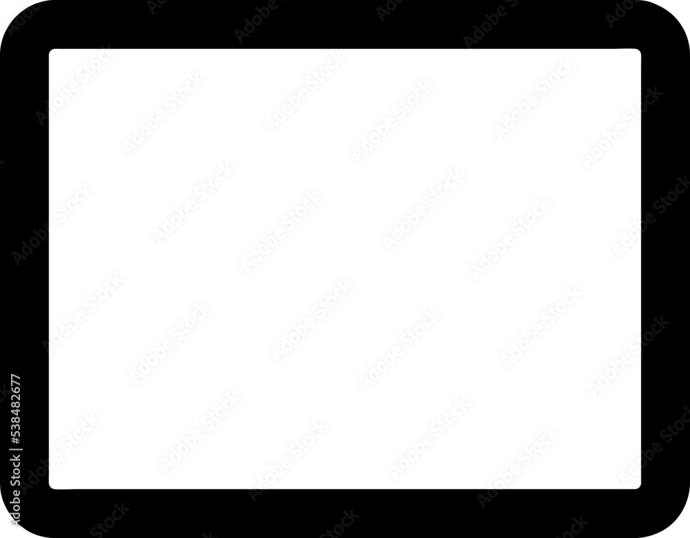 Poster rectangle icon isolated on white background. vector illustration..eps