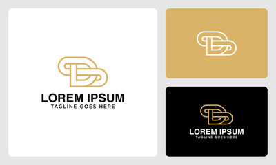 Fototapeta premium logo initials S and D