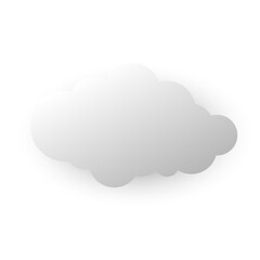 Obraz premium cloud illustration for design elements
