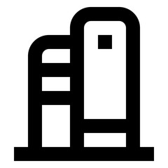 Icon School Book With Style Outline