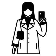 influencer glyph icon