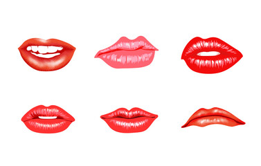 set of lips