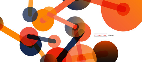 Network concept abstract background. Dots connection. Big data idea. Business template for wallpaper, banner, background or landing