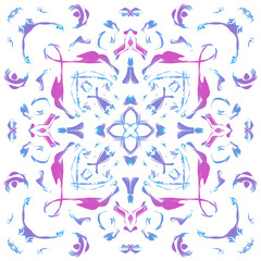 Psychedelic Pattern Background 