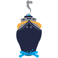 ocean liner illustration