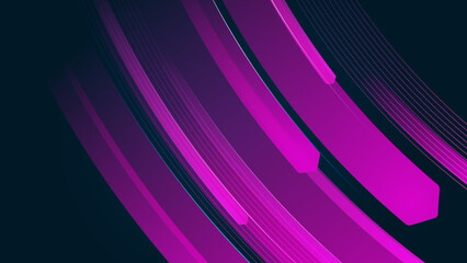 Colourful blue pink dynamic motion light effect background. Technology speed movement pattern for banner or poster design. Modern abstract high-speed movement. Vector illustration