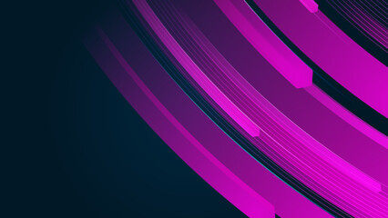 Colourful blue pink dynamic motion light effect background. Technology speed movement pattern for banner or poster design. Modern abstract high-speed movement. Vector illustration