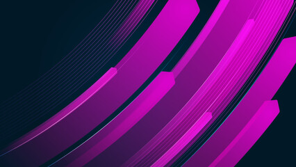 Colourful blue pink dynamic motion light effect background. Technology speed movement pattern for banner or poster design. Modern abstract high-speed movement. Vector illustration