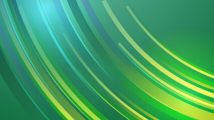 Modern green yellow digital speed tech presentation background. Abstract green eco arrows background with stripes. Vector illustration