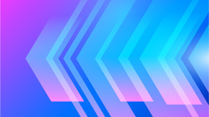 Modern blue and pink technology background. Abstract high-speed movement. Colorful dynamic motion on blue background for banner or poster design background concept.