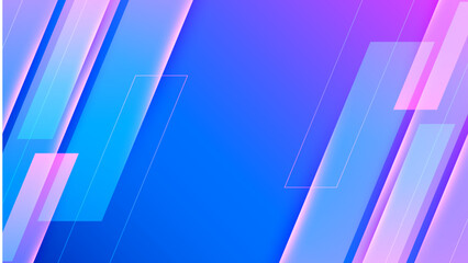 Modern blue and pink technology background. Abstract high-speed movement. Colorful dynamic motion on blue background for banner or poster design background concept.