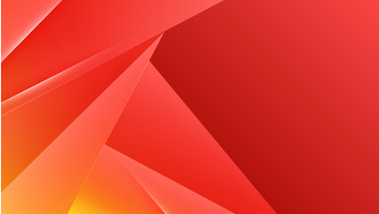 Obraz premium Modern gradient red orange abstract design background. Red geometric shapes background geometry shine and layer element Suit for business, corporate, institution, party, festive, seminar, and talks.