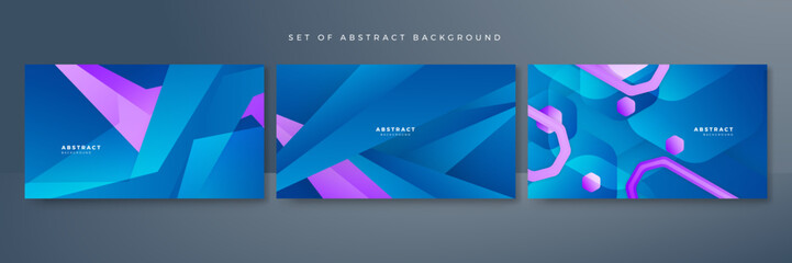 Modern blue and pink technology background. Technology futuristic dynamic motion. Movement pattern for banner or poster design background concept.