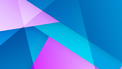 Fototapeta premium Abstract blue and pink purple design background. Vector abstract graphic design banner pattern presentation background web template.