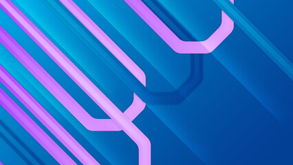 Abstract blue and pink purple design background. Vector abstract graphic design banner pattern presentation background web template.