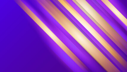 Fototapeta premium Modern purple and yellow abstract background. Vector abstract graphic design banner pattern presentation background web template for poster, certificate, presentation, landing page