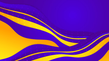 Modern purple and yellow abstract background. Vector abstract graphic design banner pattern presentation background web template for poster, certificate, presentation, landing page