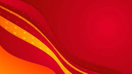 Red orange background. Abstract background geometry shine and layer element vector for presentation design. Suit for business, corporate, institution, party, festive, seminar, and talks.