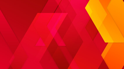Fototapeta premium Red orange background. Abstract background geometry shine and layer element vector for presentation design. Suit for business, corporate, institution, party, festive, seminar, and talks.