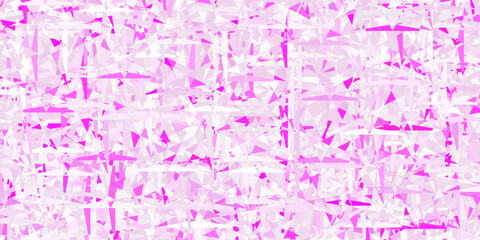 Light Pink, Yellow vector background with polygonal style.