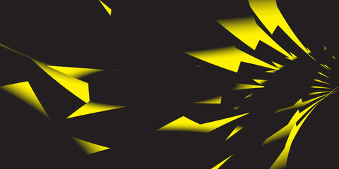 Abstract yellow black background