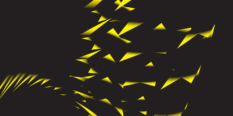 Abstract yellow black background